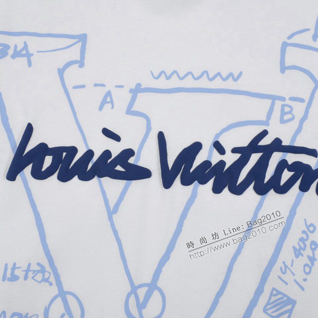 Louisvuitton路易威登Lv專門店2023SS新款印花T恤 男女同款 tzy2689